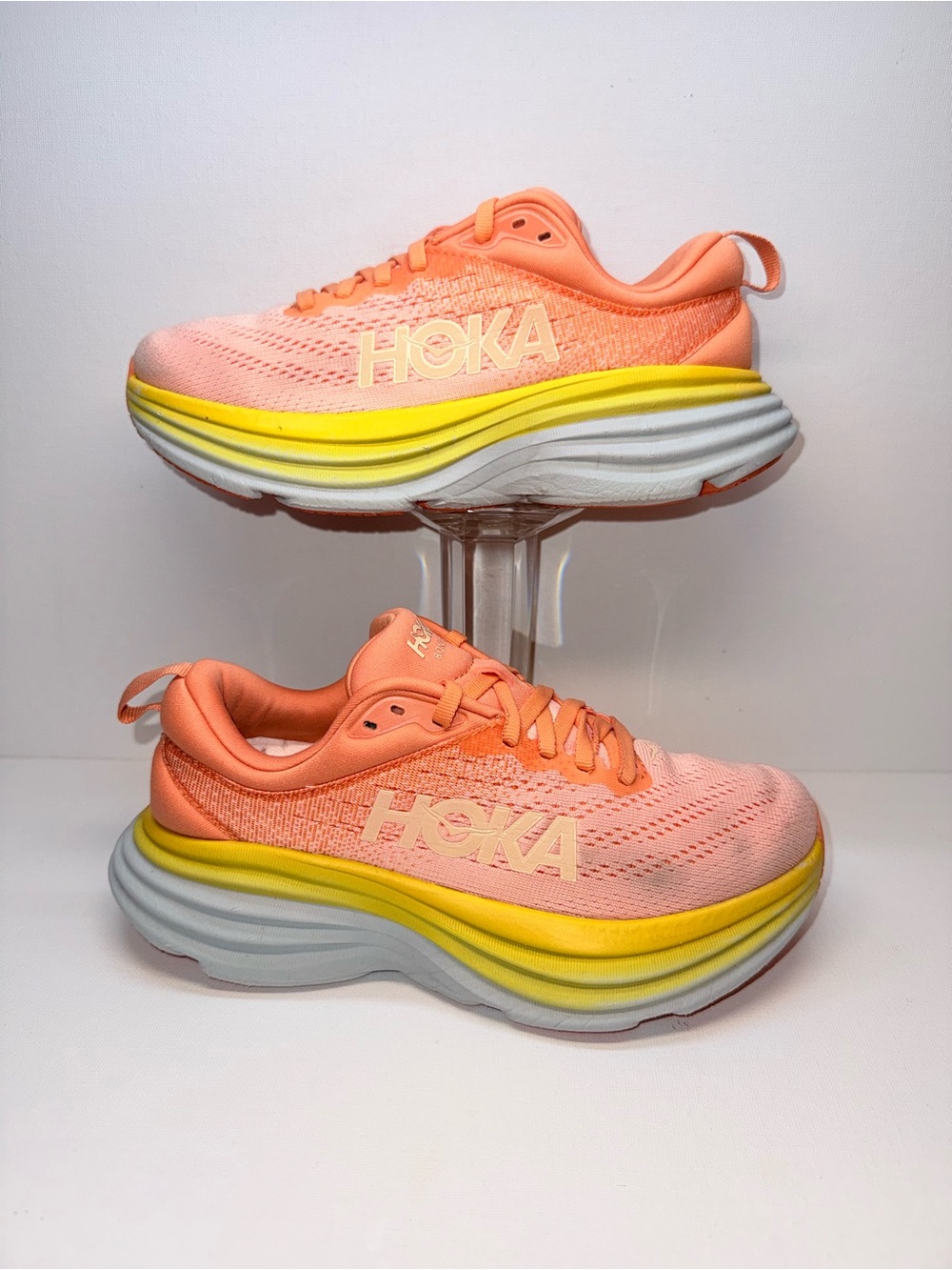 HOKA BONDI 8 ORANGE/YELLOW